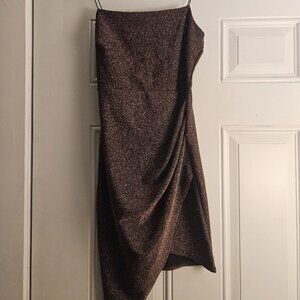 Purple Sparkly Windsor Dress - Glitter Girl Dress